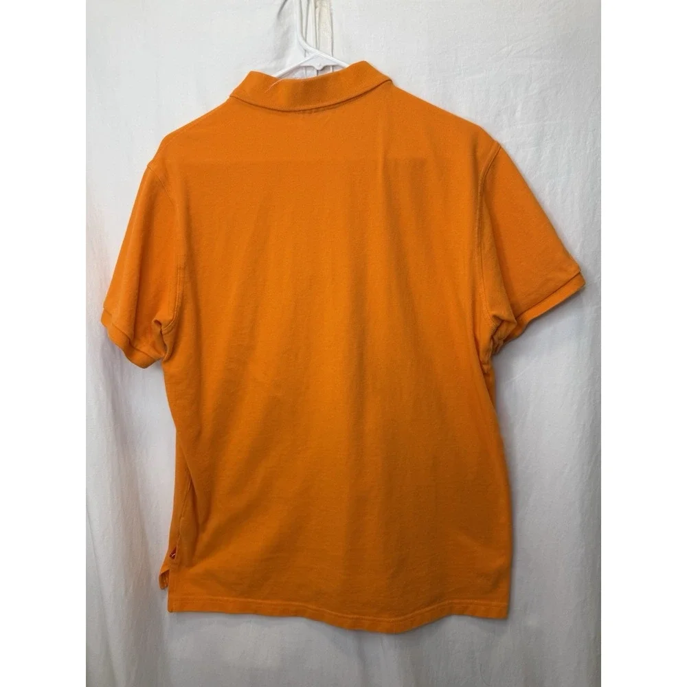 PUMA Sport Lifestyle Polo Orange L Large Shortsleeve Shirt Casual Ricky Fowler‎ - Picture 3 of 3